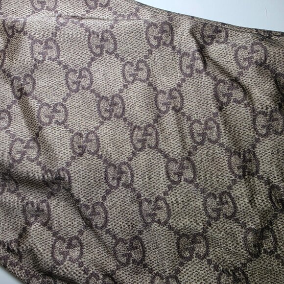 Gucci GG Monogram One-Shoulder Cutout Swimsuit Brown Designer - Picture 5 of 5